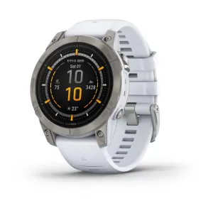 * Epix Pro Gen 2 Sapphire Edition- 47Mm -Titanium With Whitestone Band