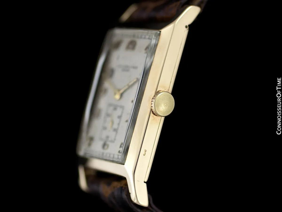 1934 Black Starr & Frost by Zenith Vintage Mens 14K Gold Watch - Gifted by Legendary TV Host Ed Sullivan