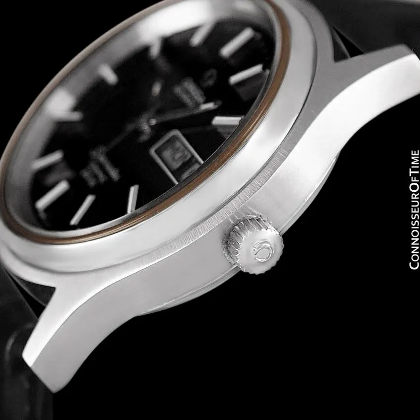 1970's Omega Seamaster Cosmic 2000 Vintage Mens Dive Watch, Automatic, Day Date - Stainless Steel