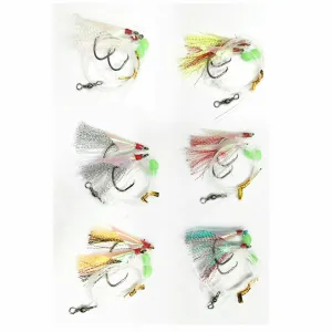 30pcs Pre-made Custom Designed Snapper Rigs 6/0 Fishing Tackle