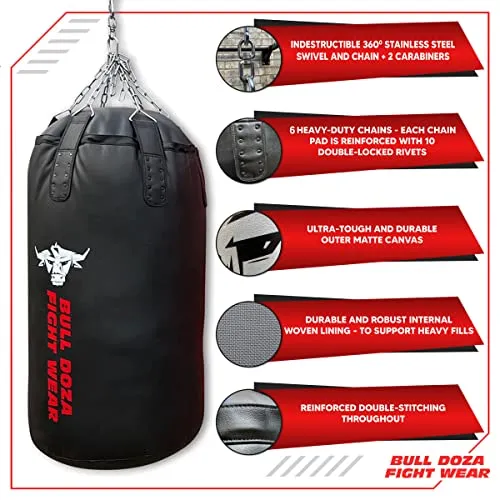 3.5ft Jumbo Huge Bull Doza Heavy-Duty Punching Bag