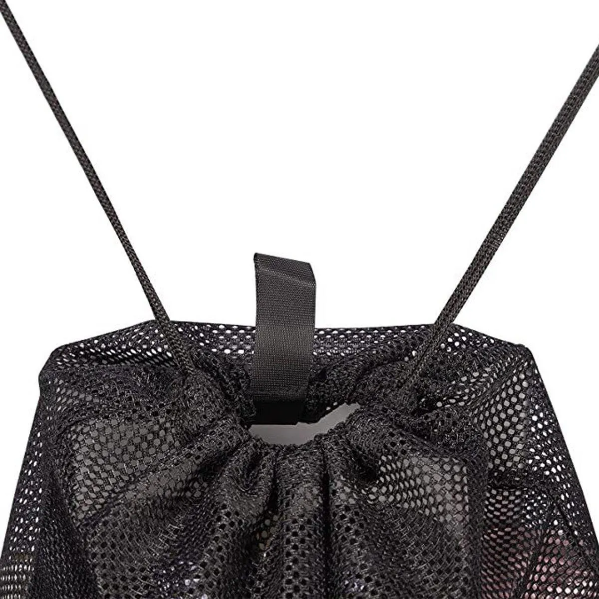 4X Heavy Duty Mesh Drawstring Bag Gym Equipment Storage Bag for Beach Swimming