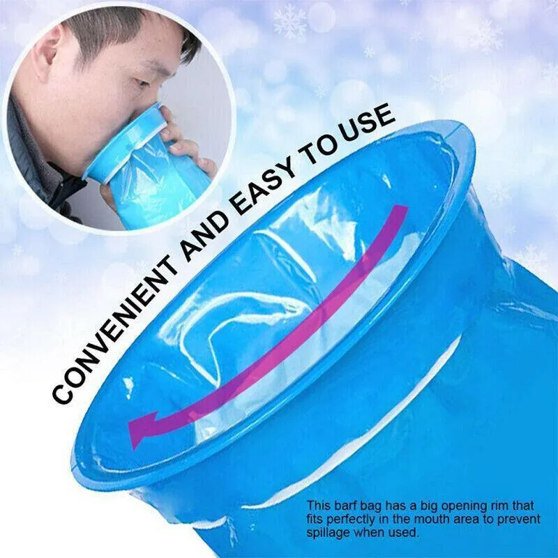 50X Leakproof Vomit Bags for Travel and Emergency Use