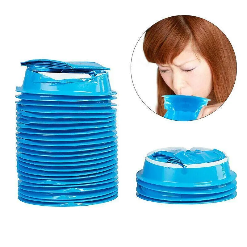 50X Leakproof Vomit Bags for Travel and Emergency Use