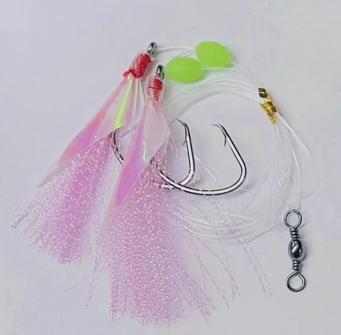 6 x 6/0 Custom Designed Snapper Fishing Rigs Tackle