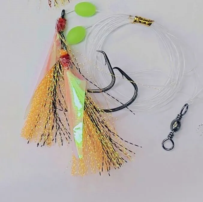 6 x 6/0 Custom Designed Snapper Fishing Rigs Tackle