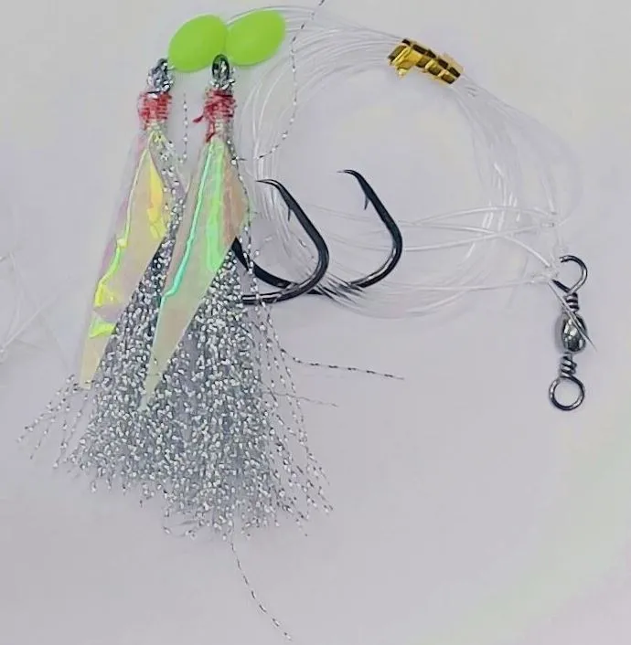 6 x 6/0 Custom Designed Snapper Fishing Rigs Tackle