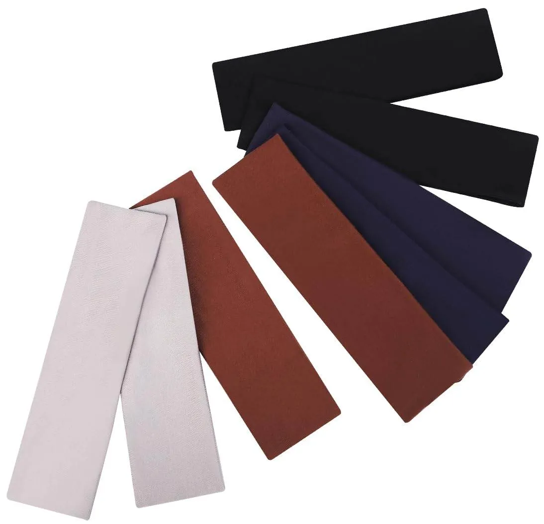 8 Pack Sport Headbands for Women, Elastic Soft Fabric Non-Slip Hair Bands Hair Warp for Daily Workout Yoga Running Sports