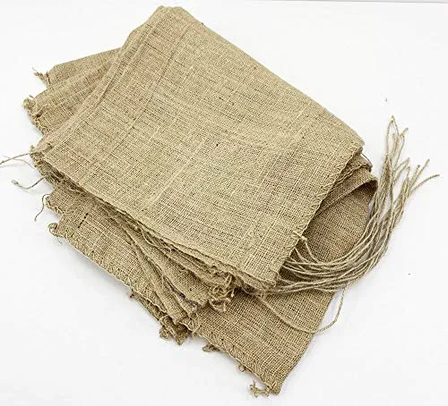 AAYU Bulk Burlap Sand Bags for Flood Control, Water Curving Barrier | Perfect for Exercise/Fitness, Gardening, Preserving Seeds, Grow Potatoes | 32 x 14 inch | 10 Piece Packs