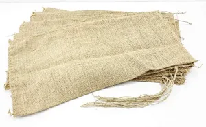 AAYU Bulk Burlap Sand Bags for Flood Control, Water Curving Barrier | Perfect for Exercise/Fitness, Gardening, Preserving Seeds, Grow Potatoes | 32 x 14 inch | 10 Piece Packs