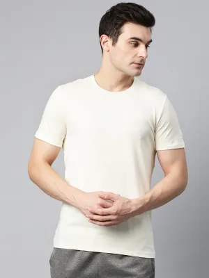 Alcis Men Solid Stretchex Slim Fit T-shirt