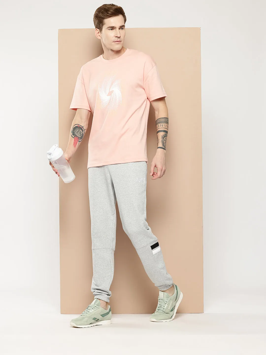 Alcis Men Typography Printed Sports T-shirt