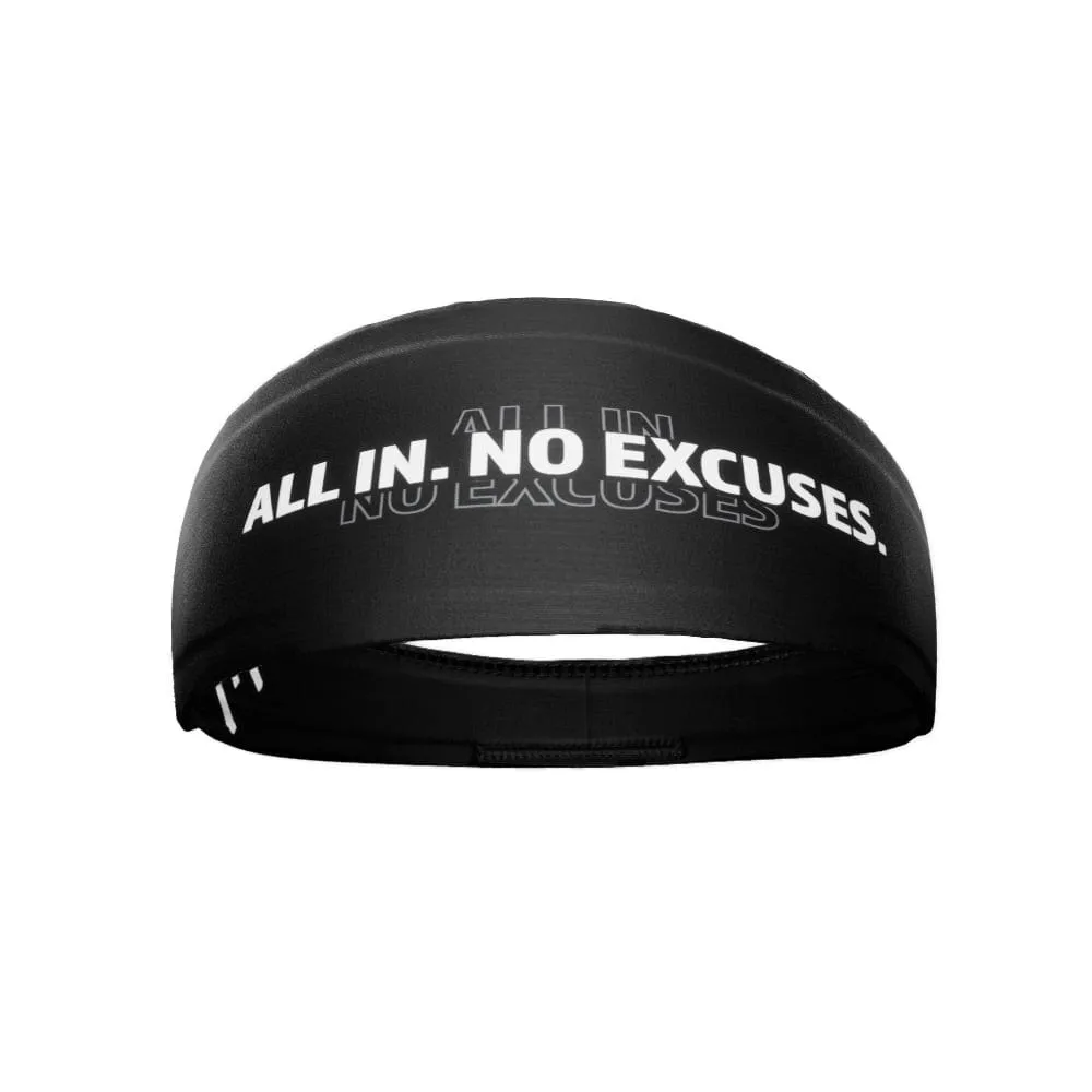 All In. No Excuses. Headband | Elite Athletic Gear
