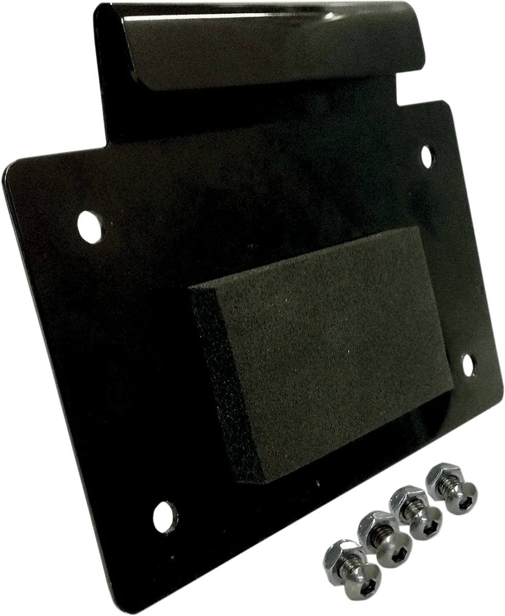 Alloy Art LD-1 License Plate Mount - Black Anodized