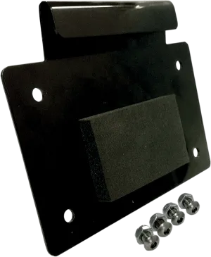 Alloy Art LD-1 License Plate Mount - Black Anodized
