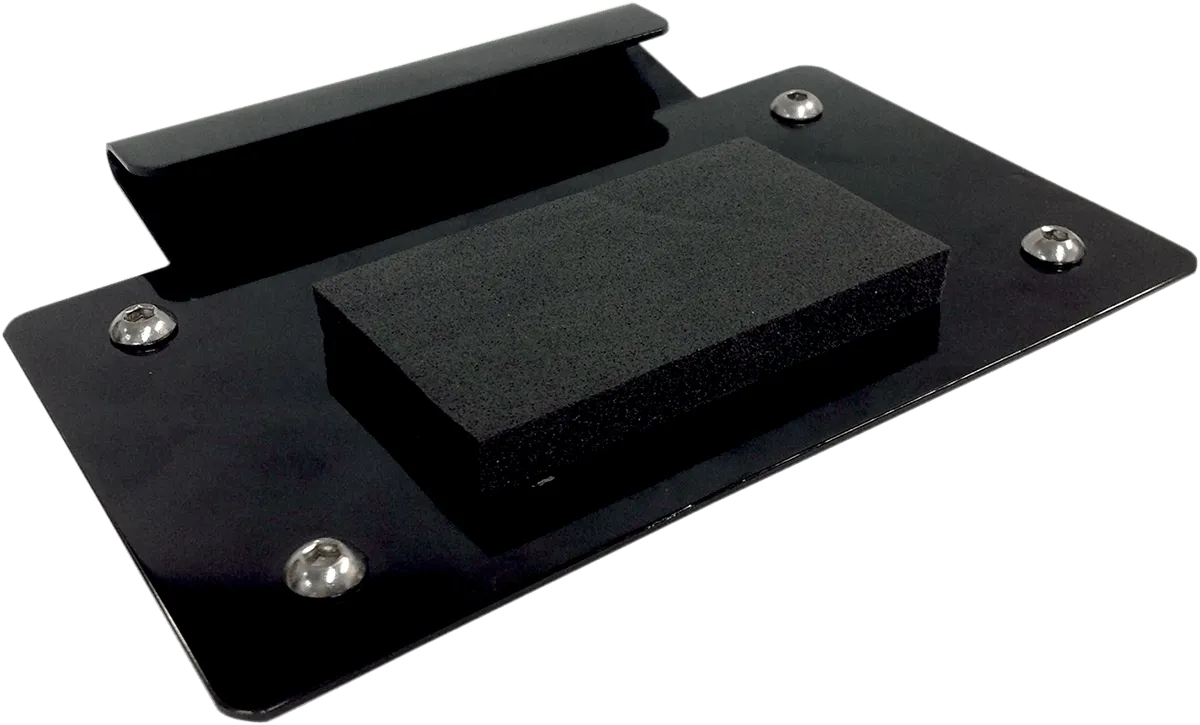 Alloy Art LD-1 License Plate Mount - Black Anodized