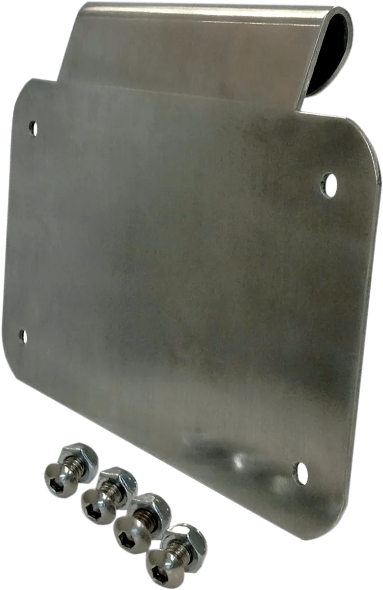 Alloy Art LD-1 License Plate Mount - Black Anodized