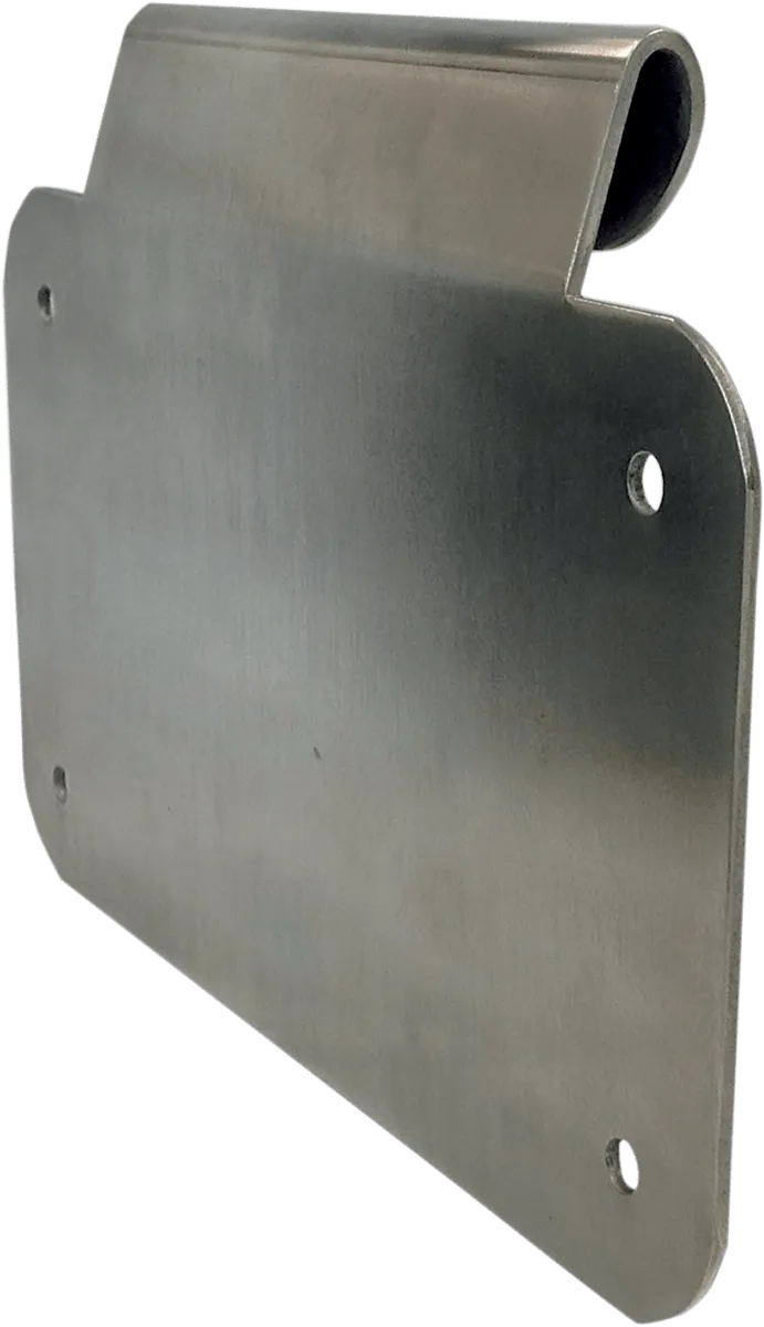 Alloy Art LD-2 License Plate Mount - Brushed Aluminum