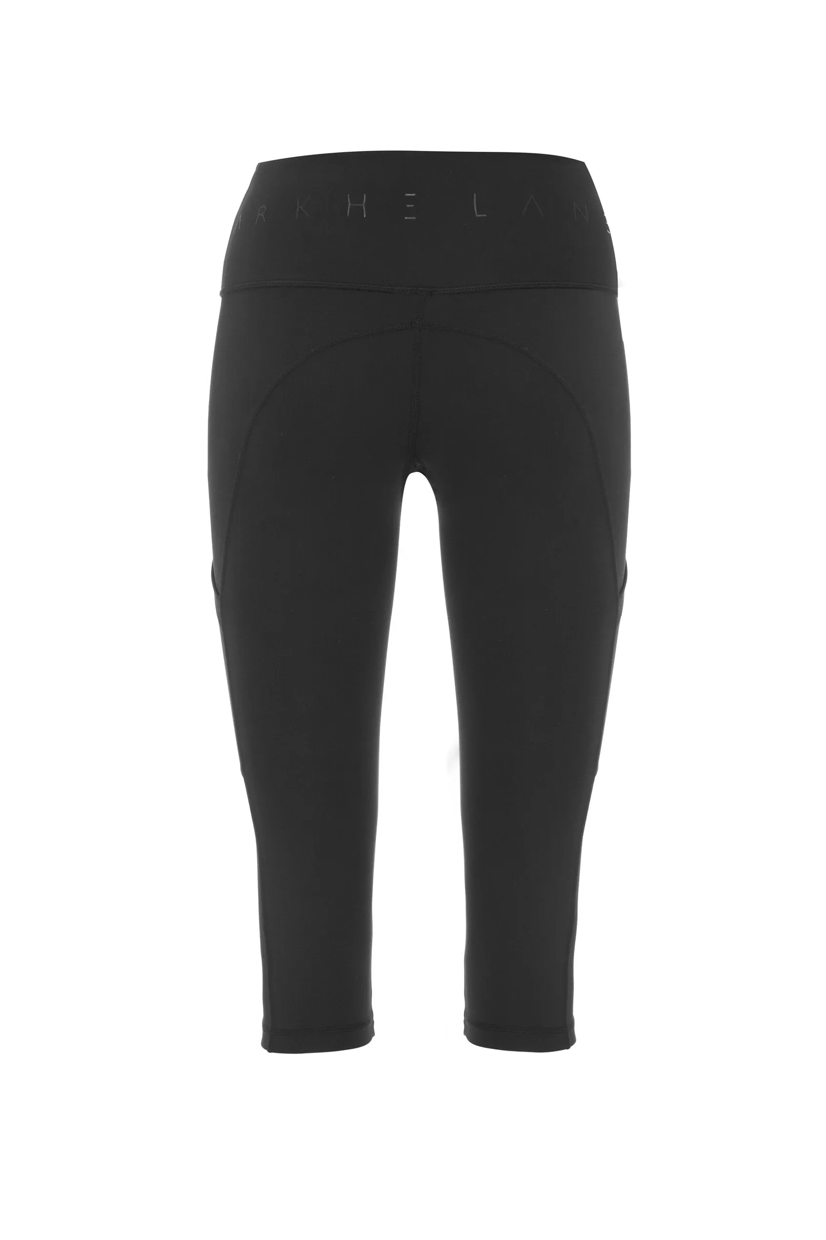 Amanda 3 Pocket Capri Tights Black