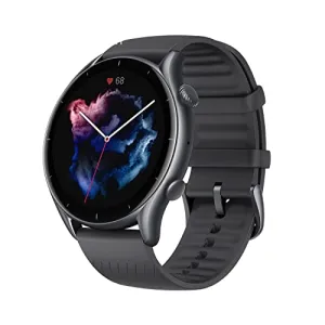 Amazfit GTR 3 Smart Watch 46mm for Android iPhone, 21-Day Battery Life, Alexa Built-in, GPS, Fitness Tracker with 150  Sports Modes, AMOLED Display, Heart Rate Sleep Health Tracker, Black