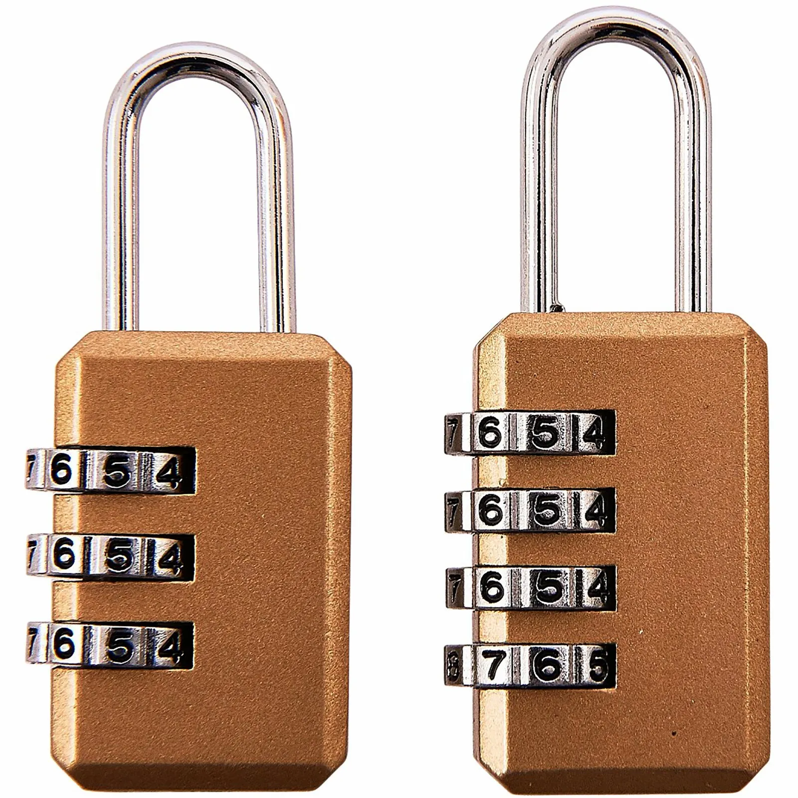 Amtech 2 Piece Travel Suitcase Combination Padlock Set