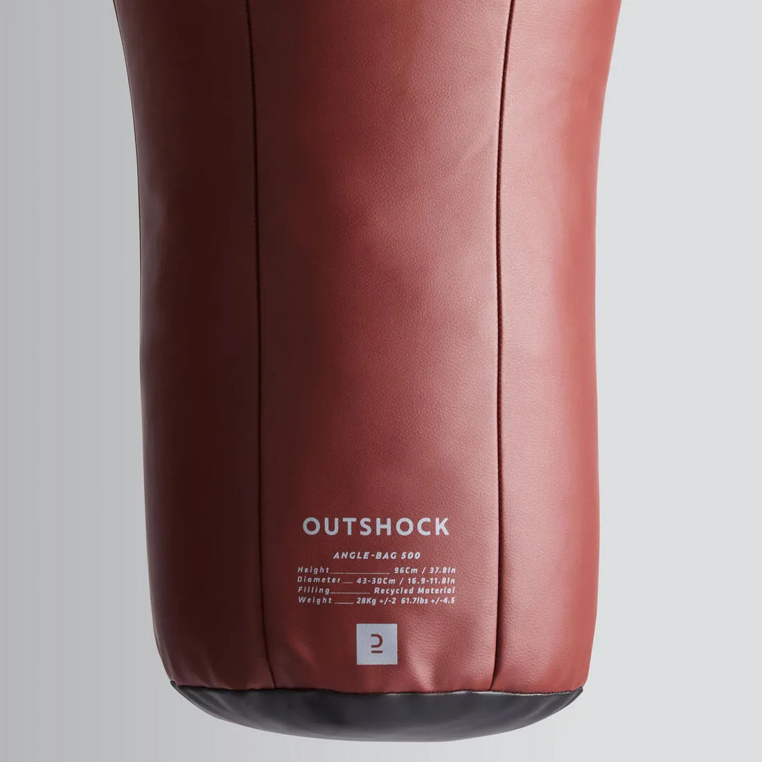 Angle Punching Bag 28 kg - Burgundy