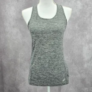 Asics Gray Heather Racerback Activewear Sportswear Tank Top Small