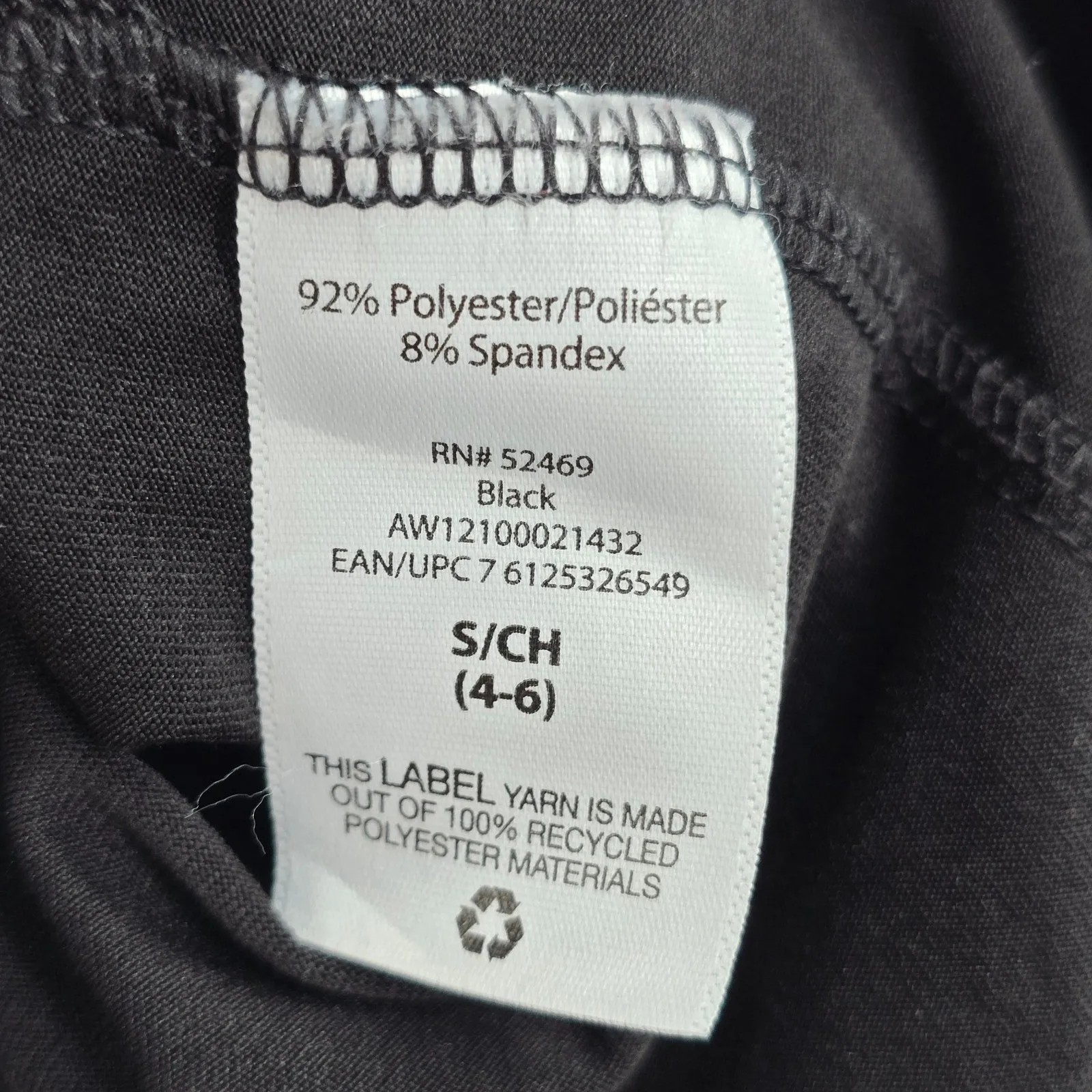 Athletic Works Black Activewear Sportswear Sleeveless Racerback Tank Top Small
