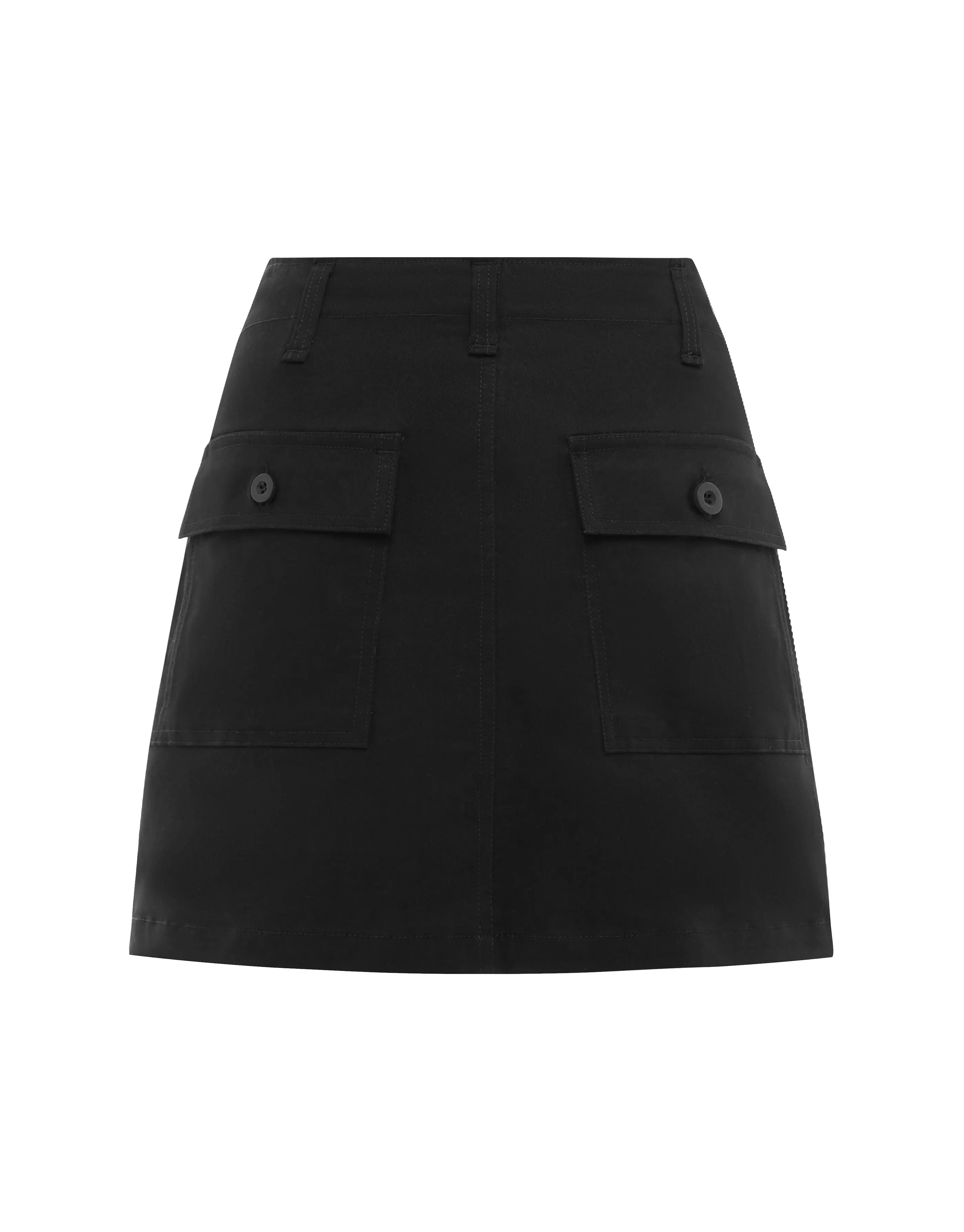 AW Desert Cargo Skirt- Storm (Black)