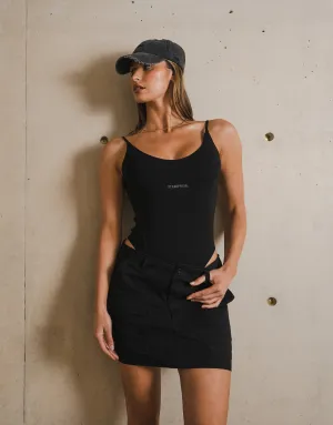 AW Desert Cargo Skirt- Storm (Black)