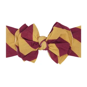 Baby Bling Burgundy / Gold Printed FAB-BOW-LOUS