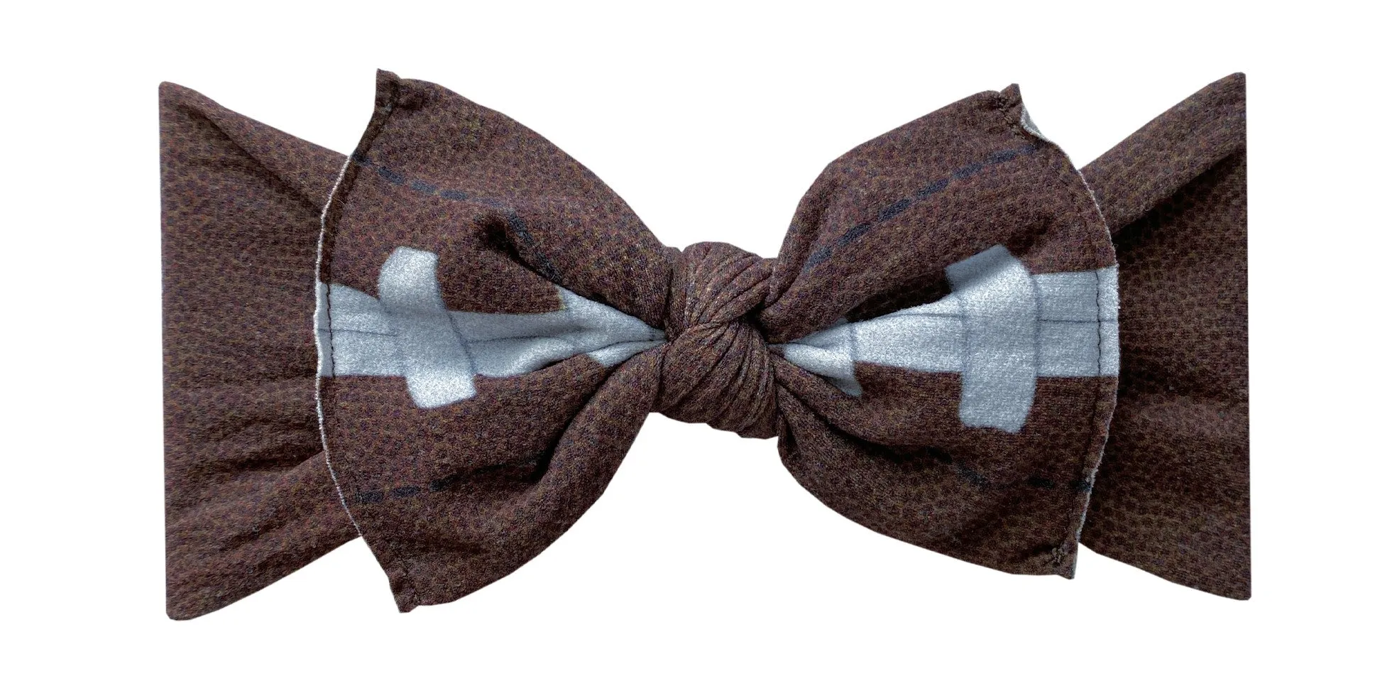 Baby Bling End Zone Printed Knot Headband