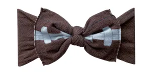 Baby Bling End Zone Printed Knot Headband