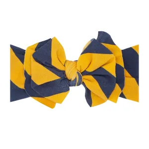 Baby Bling Navy / Gold Printed FAB-BOW-LOUS