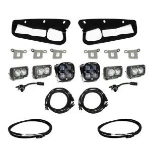Baja Designs 21-22 Ford Bronco w/ Modular Bumper S2 SAE Sportsmen Fog Pocket Light Kit - Clear | baj447761UP