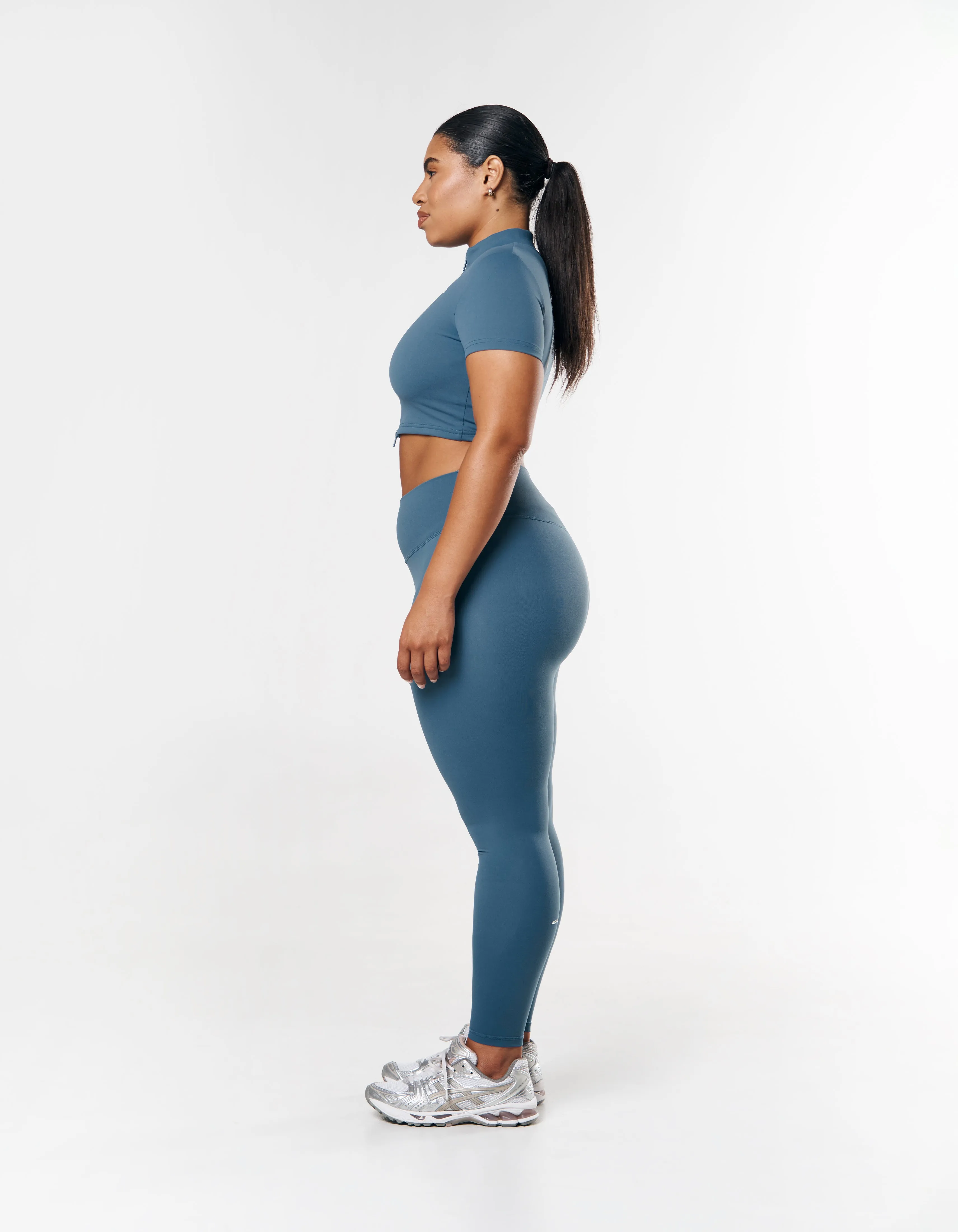 Base Zip Crop NANDEX ™ - Dark Blue