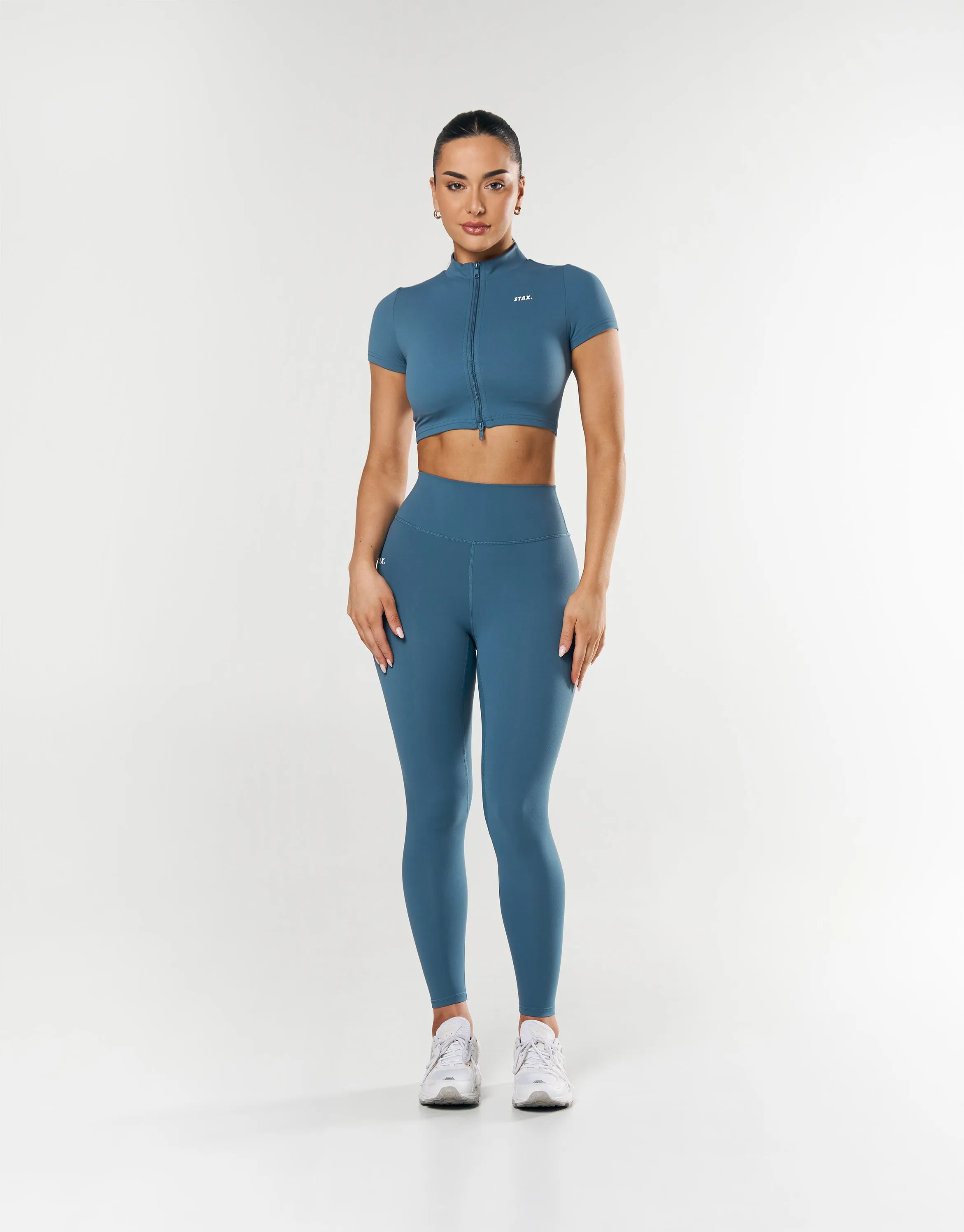 Base Zip Crop NANDEX ™ - Dark Blue