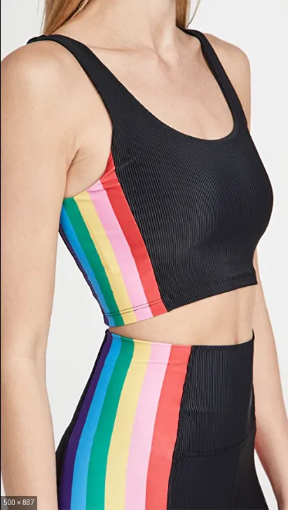 BEACH RIOT Women's Pride Tessa Top Size Medium NWT