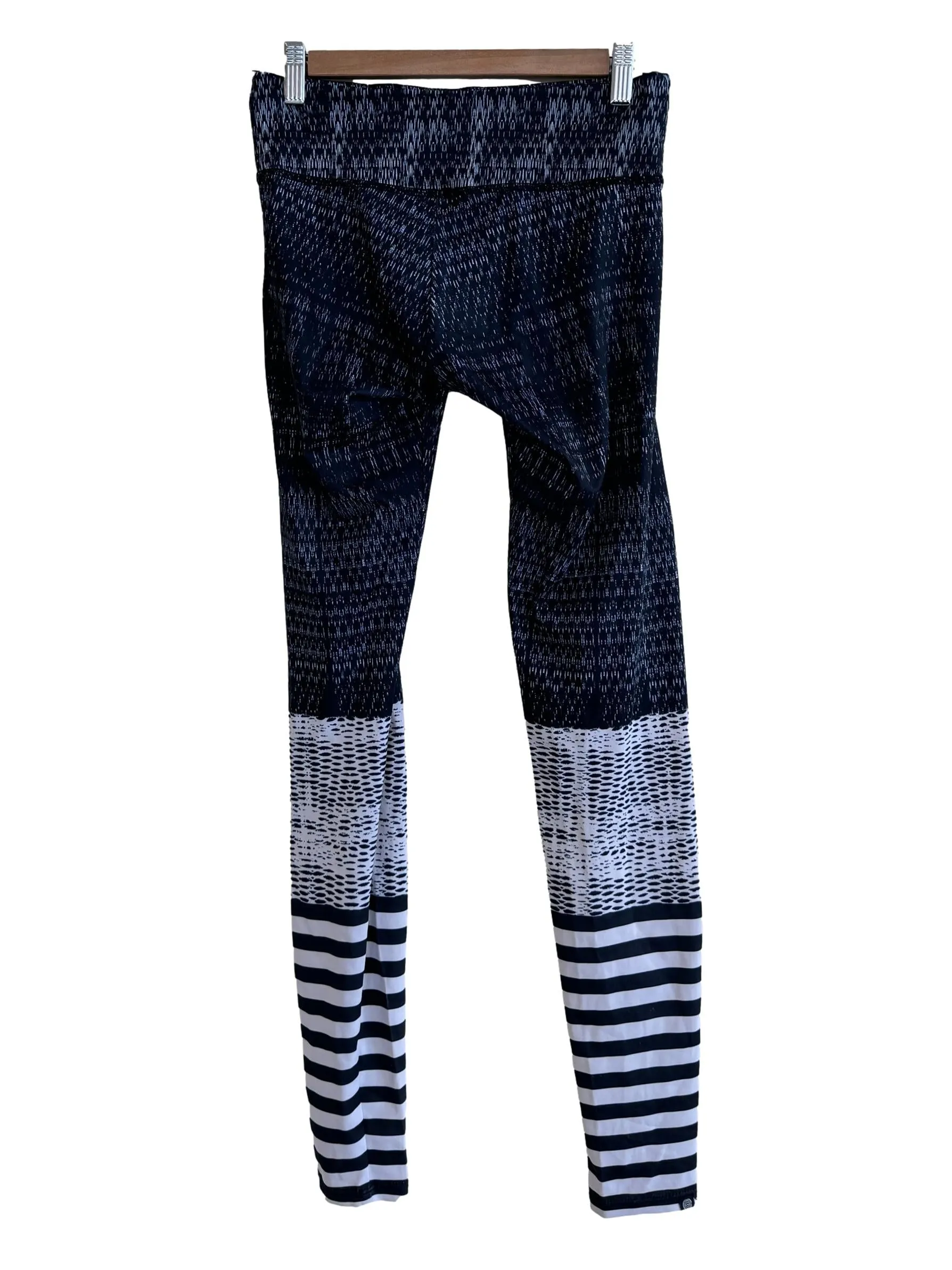 Black Abstract Tights