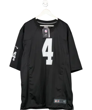Black Nike Las Vegas Raiders Derek Carr Game Jersey UK XXL