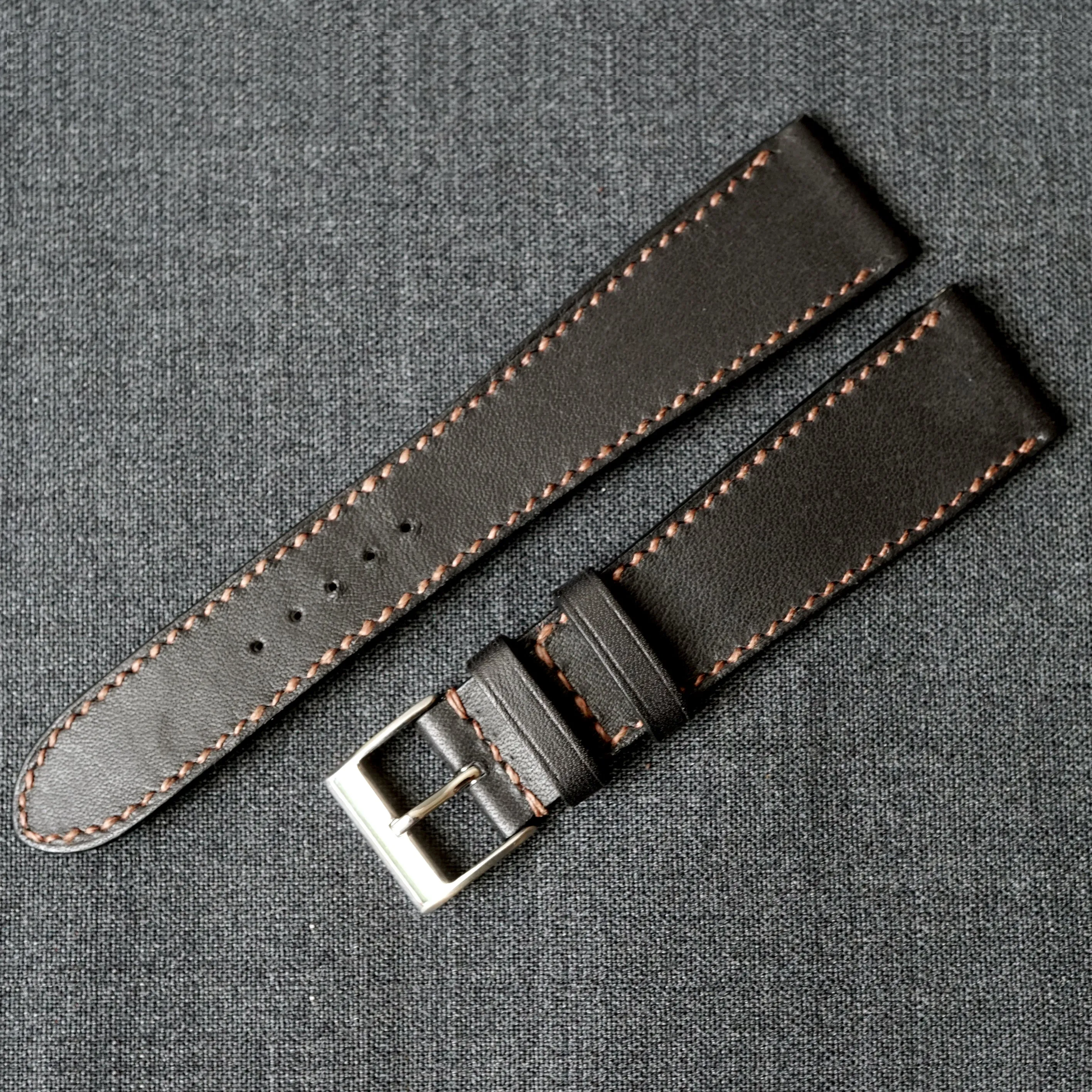 BLACK NOVONAPPA SMOOTH CALF CUSTOM MADE STRAP