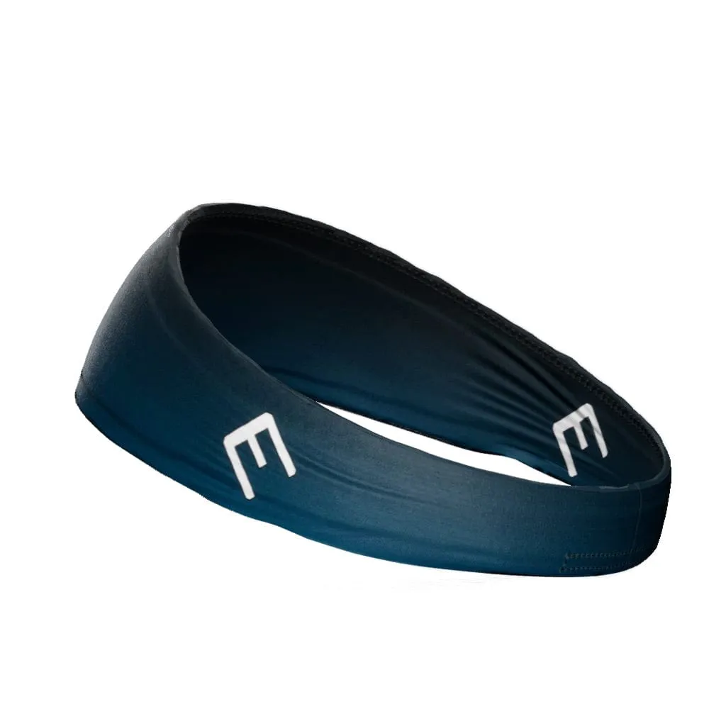Blue Faded Headband | Elite Athletic Gear