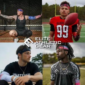 Blue Faded Headband | Elite Athletic Gear