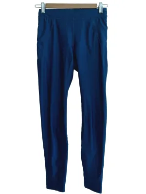 Blue Plain Tights