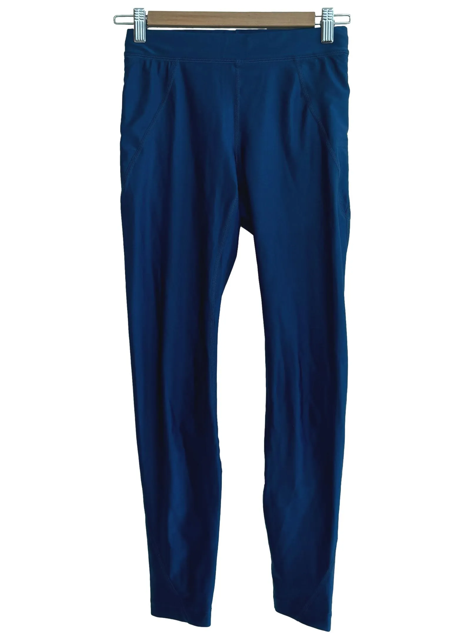 Blue Plain Tights