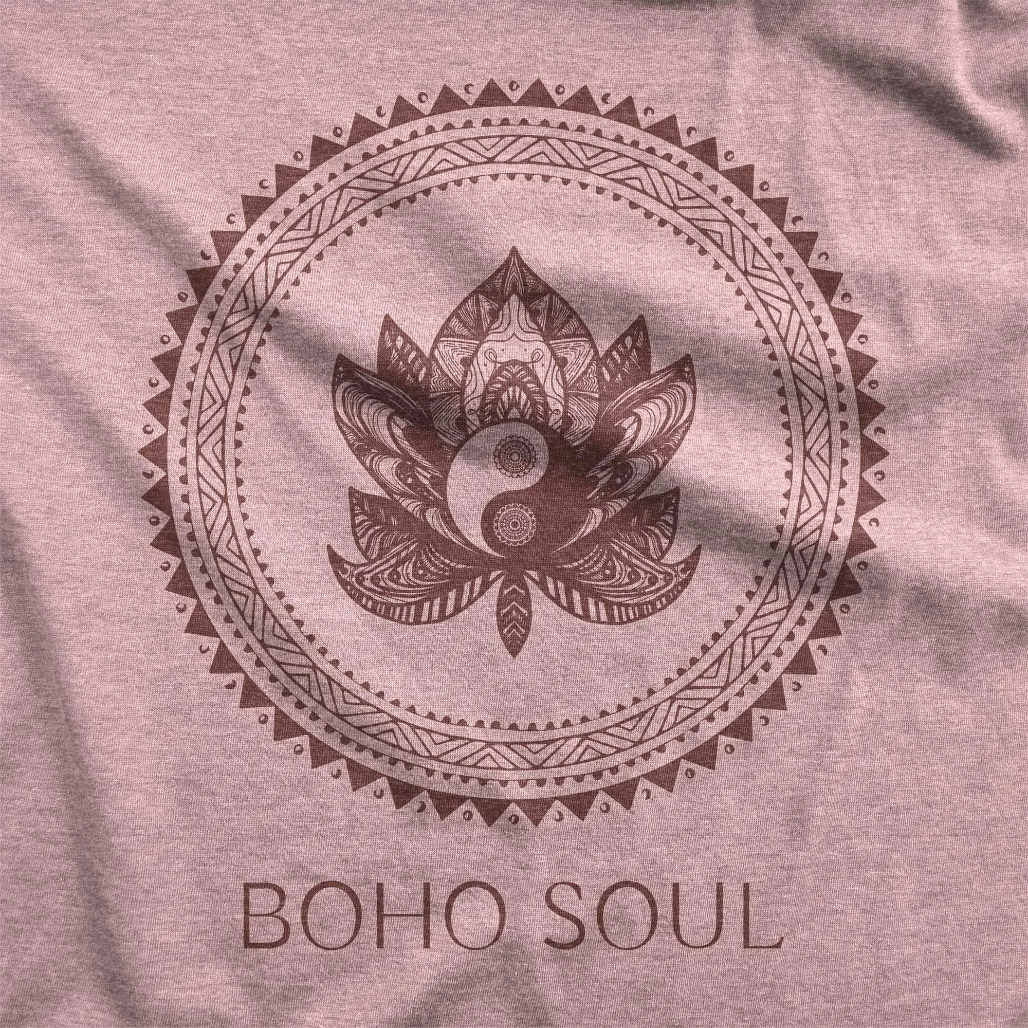 Boho Soul Mandala - Women's Triblend Racerback Tank