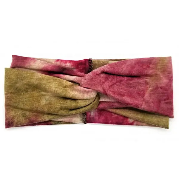 Bon Tie Dye Criss Cross Turban Headband