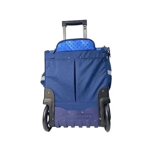 Boomerang Hardbody Big Wheel Trolley Bag Royal And Navy