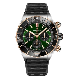 Breitling Super Chronomat B01 44 Watch with Rubber Strap