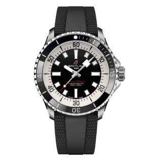 Breitling Superocean Black Rubber Watch, 42mm